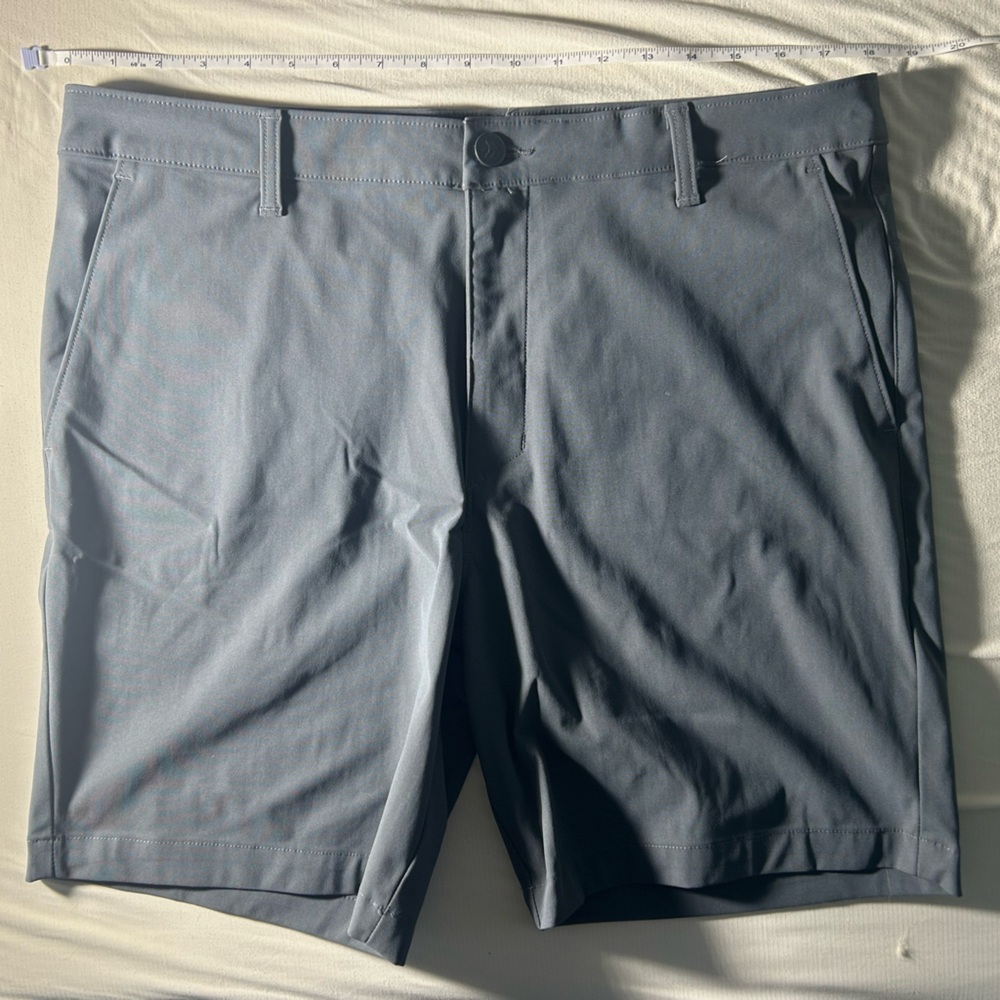 All in Motion Men's Charcoal Gray Golf Shorts - 36” Waist - 8” inseam